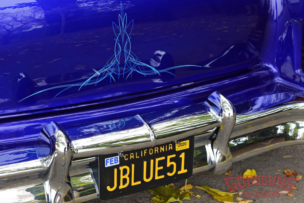 Jackie Blue 51 Merc, Hollywood Auto Body, 1951 mercury, Mitch Gustafson Jr.