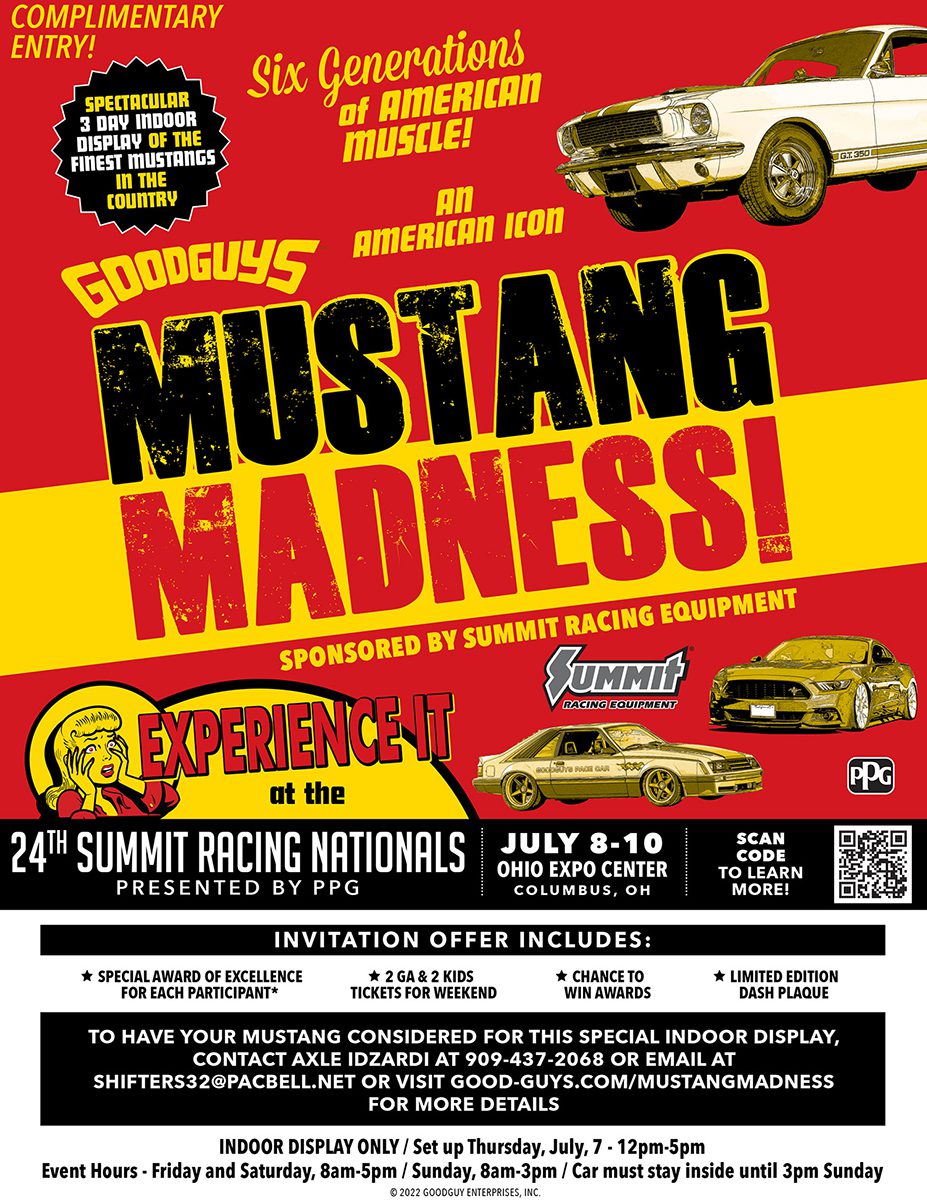 Goodguys Mustang Madness, Goodguys Columbus, Ford Mustang