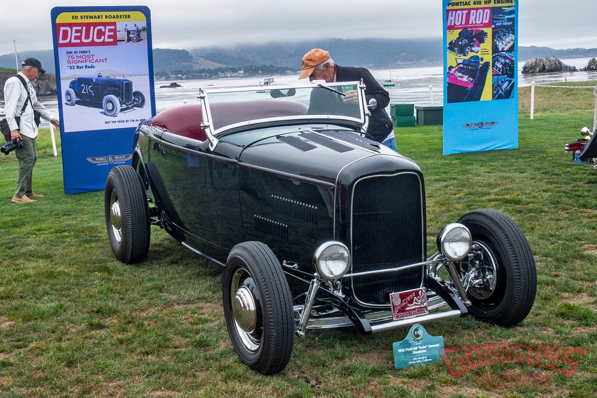 Pebble Beach 1932 Ford Historic Hot Rods, deuce, Ed Stewart 1932 ford roadster