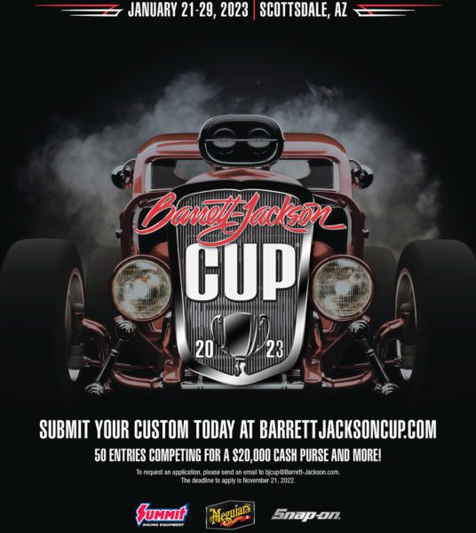 BarrettJackson Cup for 2023 Scottsdale Event Fueled News
