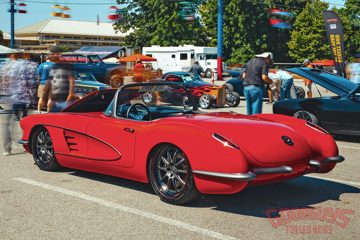 Indy Street Rods and Classics corvette, Denise Nickleson 1959 Corvette, Don Nickleson 59 corvette