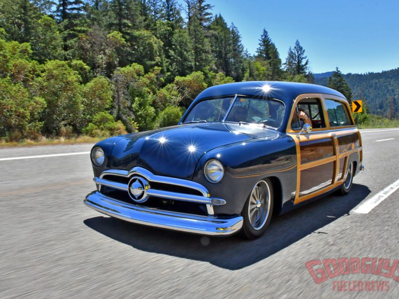 Greg Tidwell 1950 Ford Woody, south city rod and custom, goodguys road tour, hall of fame road tour, ya gotta drive em