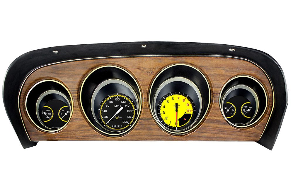 Classic Instruments 1969 mustang gauges, 1970 mustang gauges, ford mustang cluster, mustang gauge cluster
