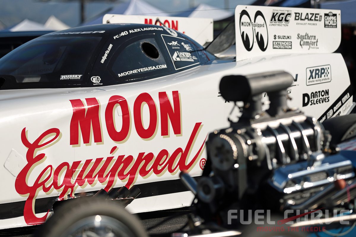 2023 MOONEYES NEW YEARS PARTY, Irwindale Dragstrip, jim dunn racing, alex laughlin funny car