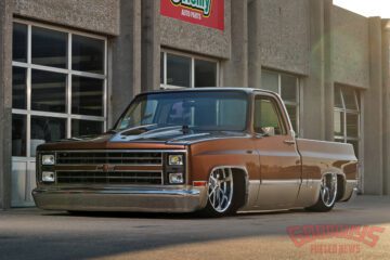 1983 Chevy C10, Josh Hart Fab Brown Squarebody