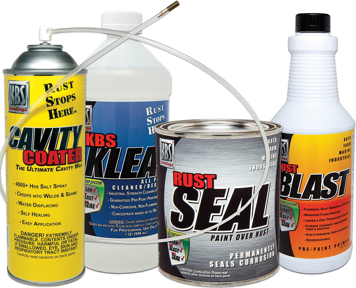 KBS coatings frame coater kit, rust prevention, rust protection