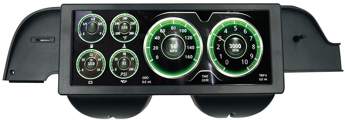 Summit Racing - AutoMeter 1967 ford mustang gauges 68 Mustang InVision Dash