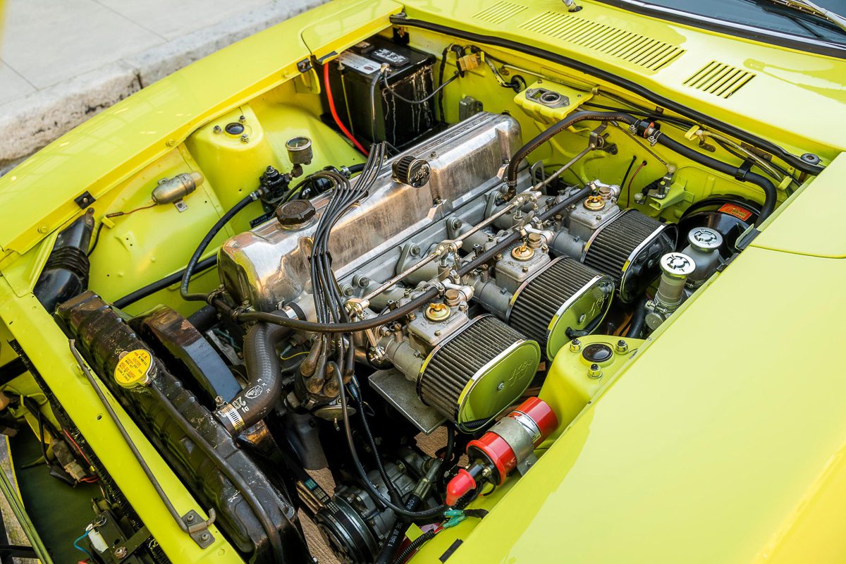 Bring a Trailer 1973 Datsun 240Z, BaT auction, piston foundation