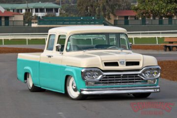 David Tumino crew cab 1960 Ford F250, classic crew cab truck, ford crew cab