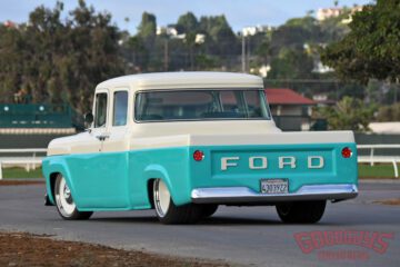 David Tumino crew cab 1960 Ford F250, classic crew cab truck, ford crew cab