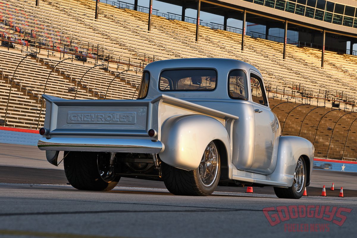 Silver Ghost 1953 Chevy pickup, killer hot rods great 8, Tim Hampel 1953 chevy