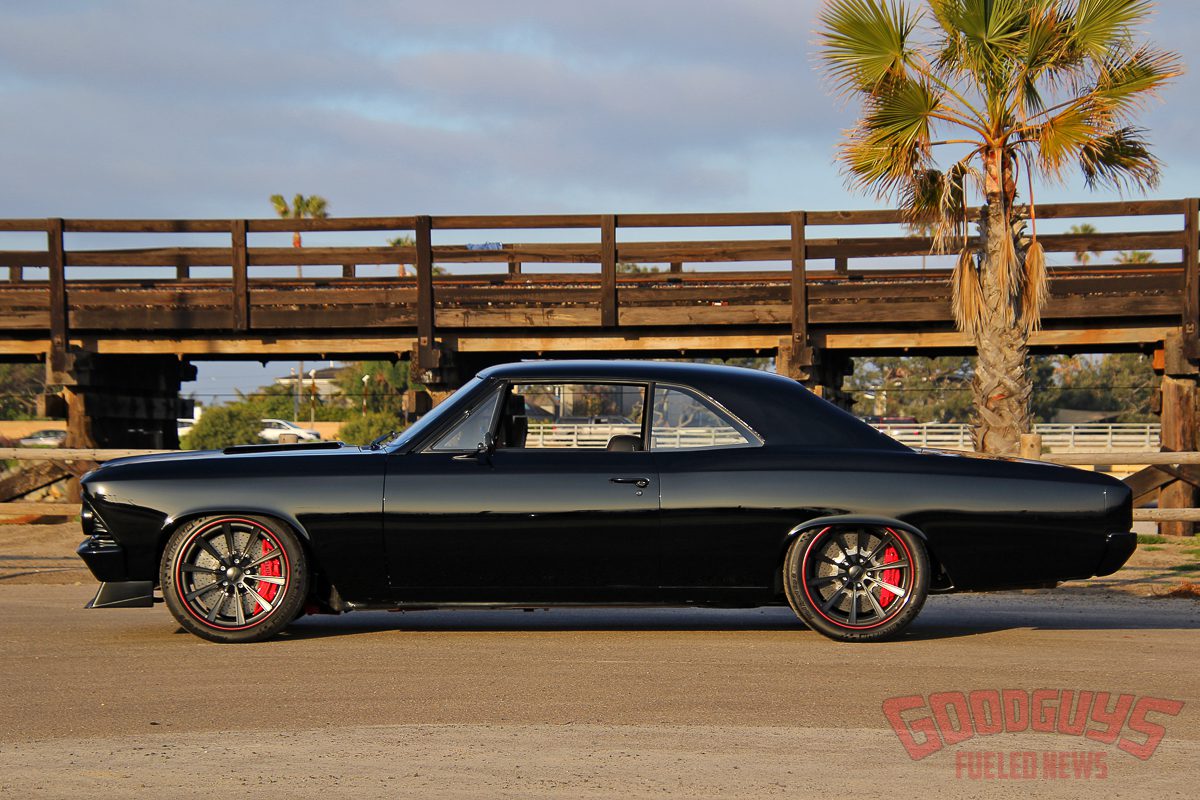 Kevin Hart Chevelle, 1966 chevelle, darkness chevelle, pro touring chevelle