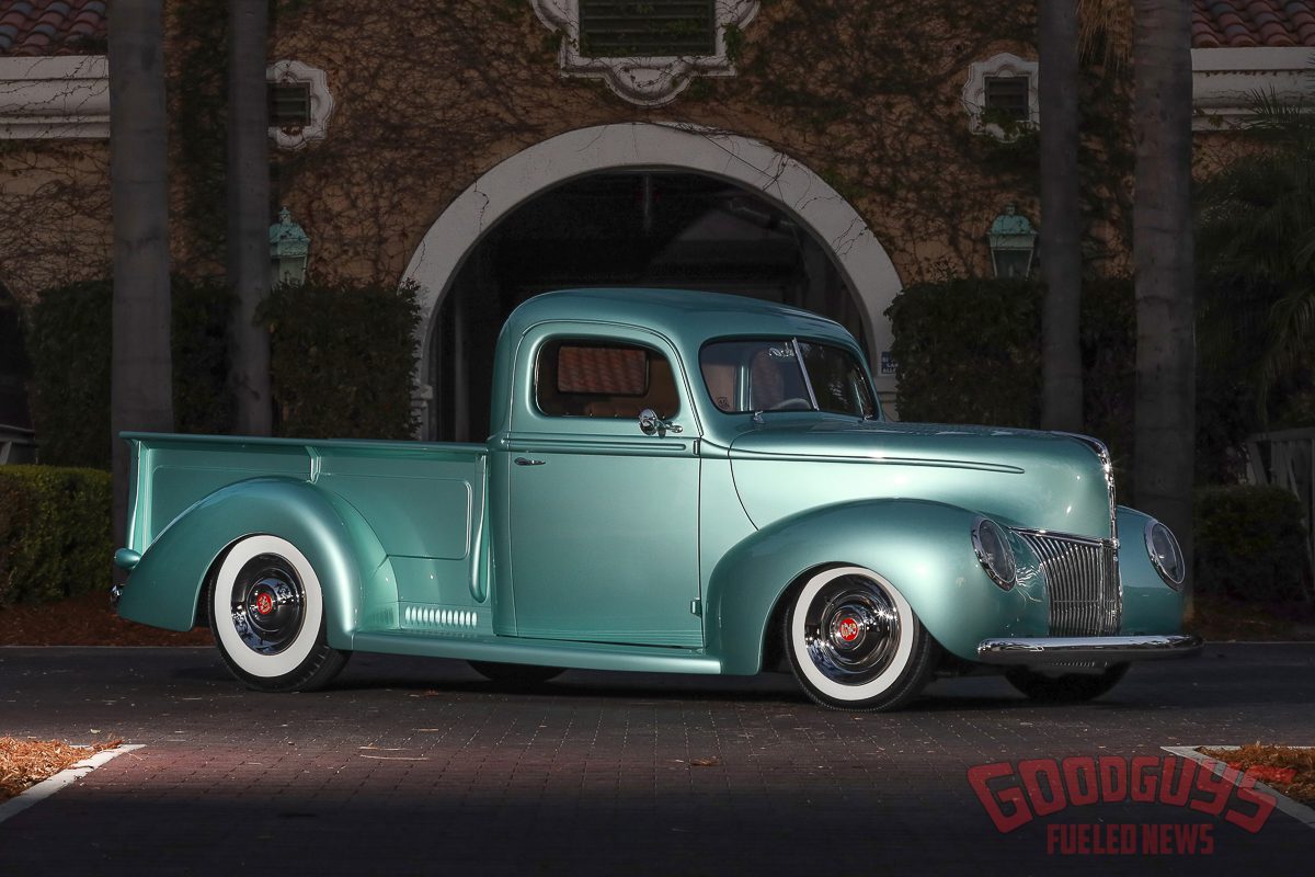 South City Rod and Custom 1940 Ford Pickup, Greg Tidwell 40 Ford Pickup, traditional custom 40 ford truck