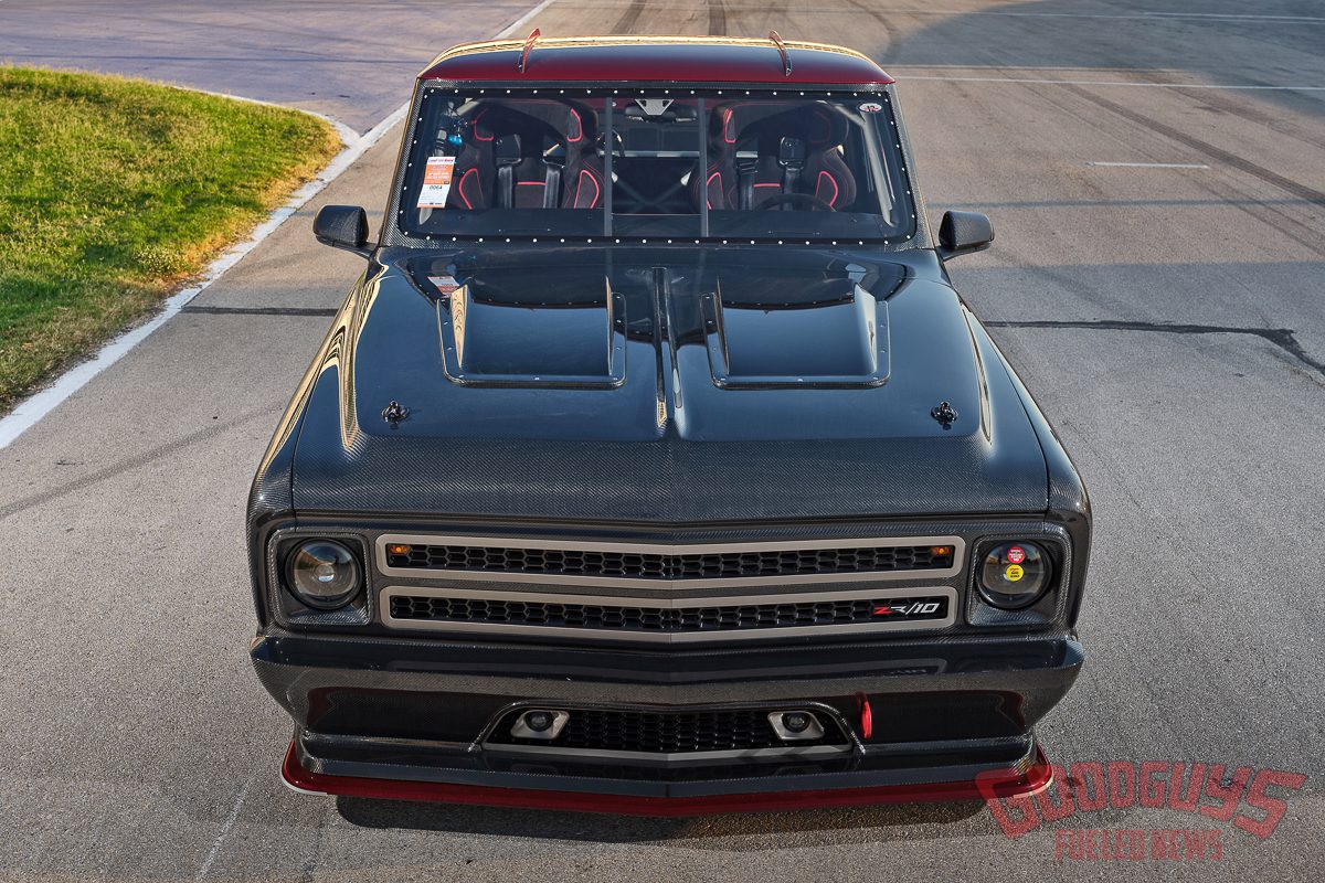 Rod Parsons Carbon Fiber C10, zrodz and customs, fiber forged composites, goodguys 2023 truck of the year late, 1967 chevy c10, 1967 c10, race truck