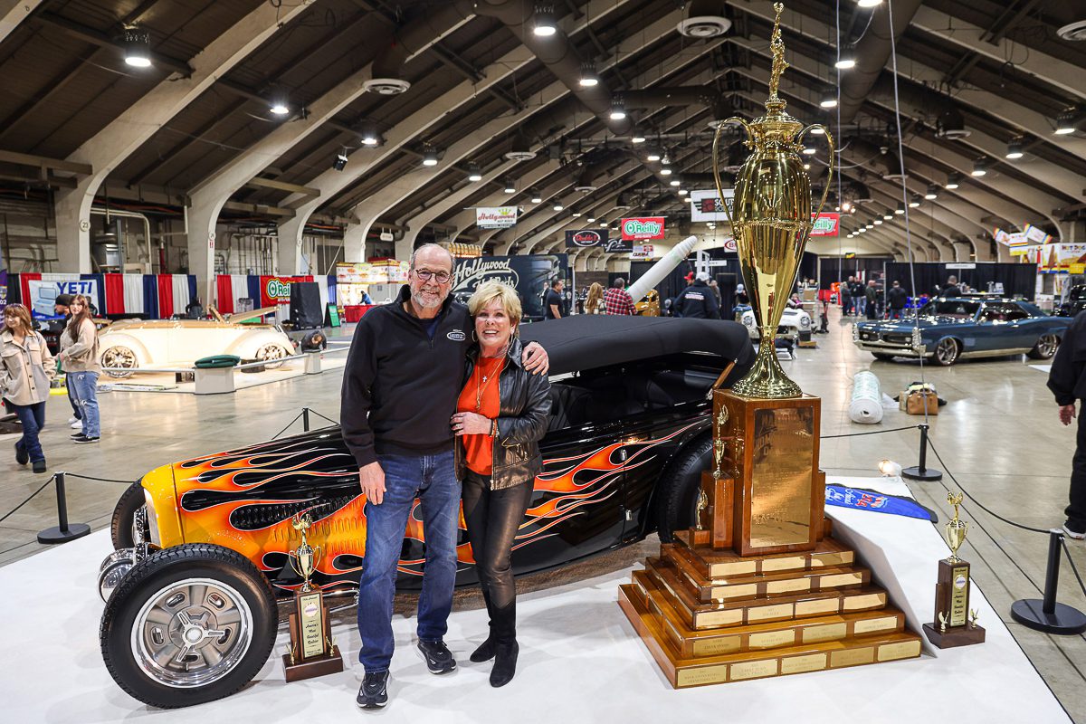 2024 Grand National Roadster Show, 2024 GNRS, 2024 AMBR winner, Americas Most Beautiful Roadster, Roy Brizio Street Rods, Beth Myers 1932 Ford Phaeton