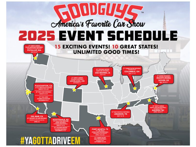 Goodguys 2025 Event Schedule