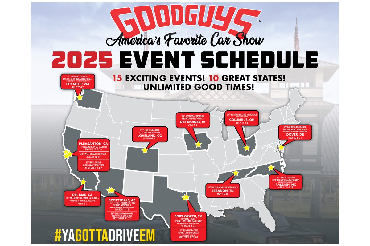 Goodguys 2025 Event Schedule